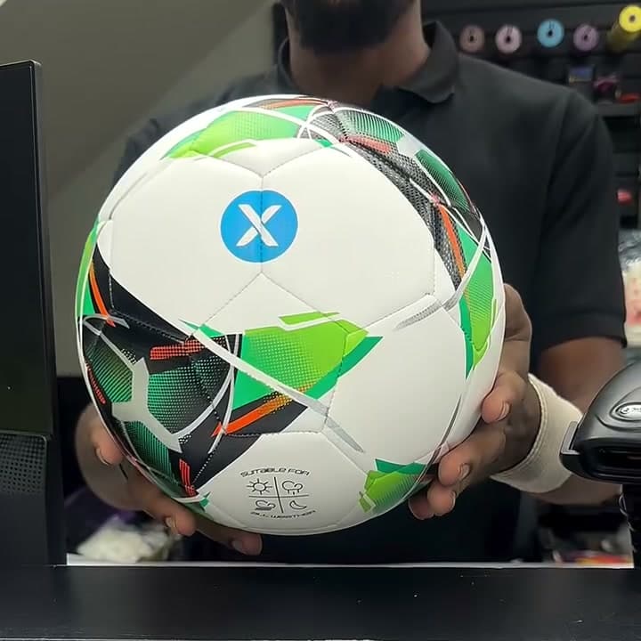 X-branded training footballs at Xpress Sports