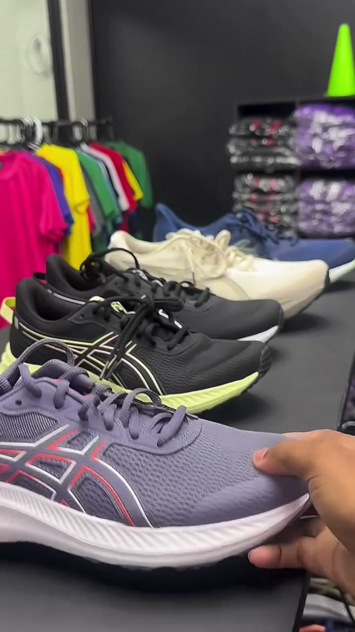Running sneakers on display at Xpress Sports